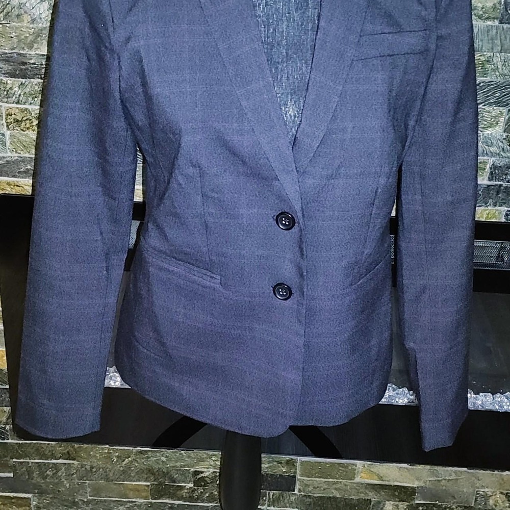 Banana Republic Blazer Grey with Pink Size 4